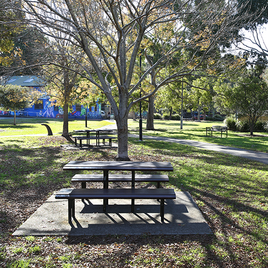  Jarvie Park picnic tables